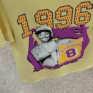 Kids Graphic Tee - Yellow with Purple Accents